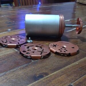 Vintage Copper Spritz Cookie Press with Discs